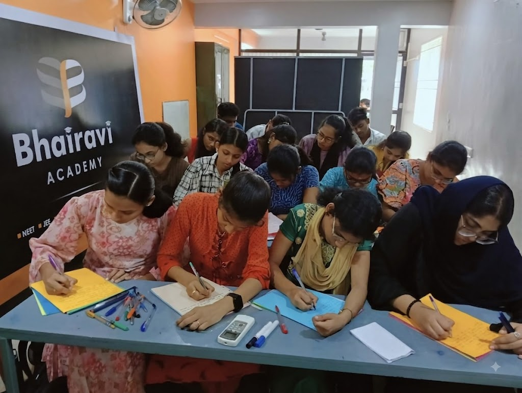 Students learning at Bhairavi Academy